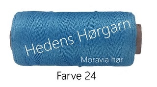 Moravia Hør 50/4 farve 24 Turkis